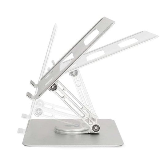 Support pour ordinateur portable NEDIS NBSTND110SI acier rotation 360° pliable 17"