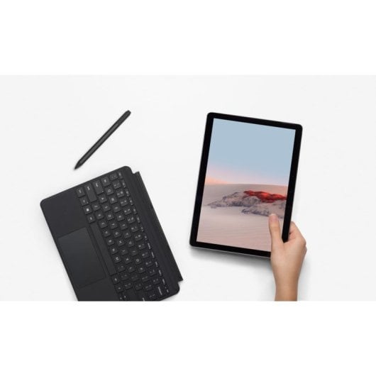 Tastiera Microsoft Surface Go Type Cover layout AZERTY retroilluminata per Surface Go/Go 2 Trackpad