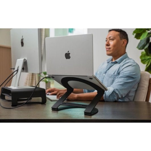 Suporte para portátil Twelve South TS-2201 preto ajustável dobrável 3,2 kg