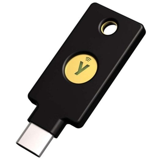 Clé de sécurité Yubico B0BVNRXFHT USB-C NFC Bleu Multiprotocole