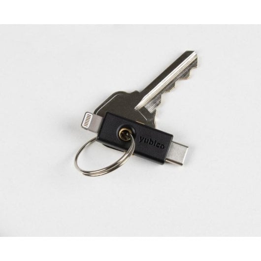 Autenticador de hardware Yubico YubiKey 5Ci USB-C Lightning Preto compatível multiplataforma