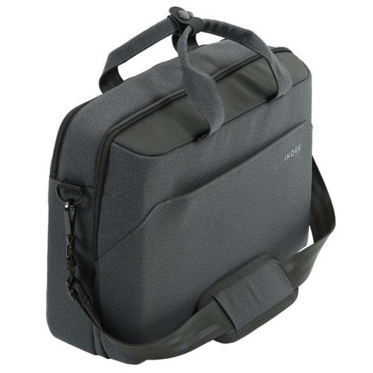 Sacoche ordinateur INOVU City Pro Gris Foncé pour PC 15,6" bandoulière amovible