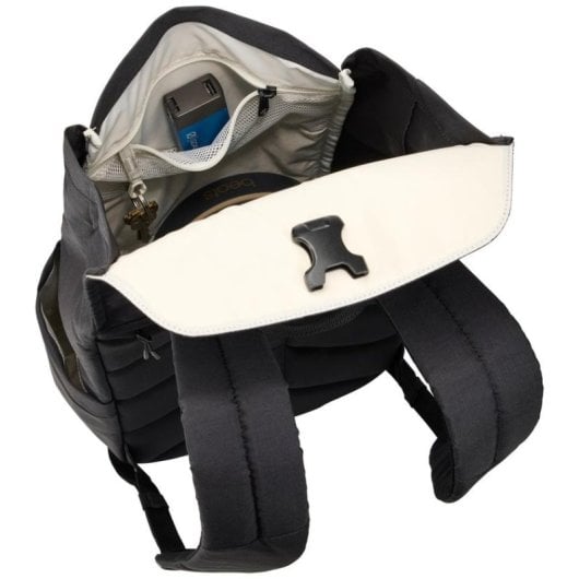 Mochila Thule Lithos TLBP213 preta compartimento portátil 16L poliéster