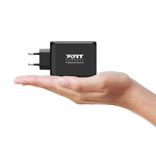 Chargeur Port Designs 902107EU GaN 130W 4 Ports USB PD QC Compact