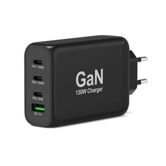 Chargeur Port Designs 902107EU GaN 130W 4 Ports USB PD QC Compact