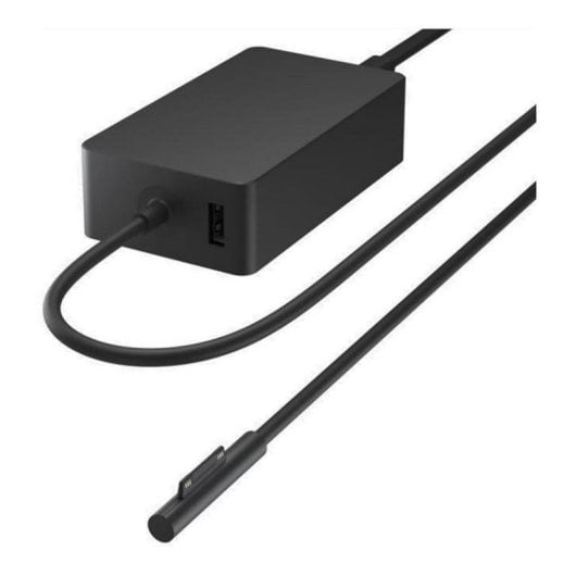 Chargeur Microsoft W8Y-00002 Surface 65W Noir USB Alimentation AC