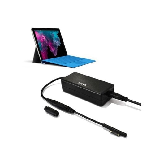 Netzteil Port Designs 900102-EU 60W Typ C für Microsoft Surface Schwarz