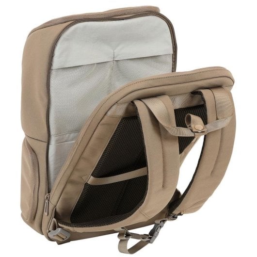 Sac à dos INOVU Genius Beige pour ordinateur portable 15,6" étanche et compartiment accessoires