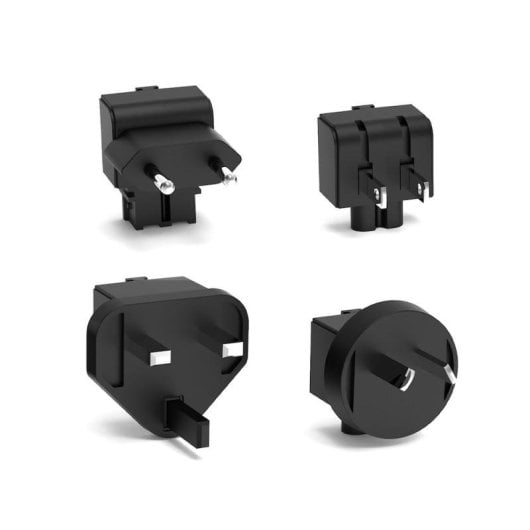 Carregador Port Designs 902103 GaN 100W Universal 2x USB-C 1x USB-A Adaptadores Internacionais