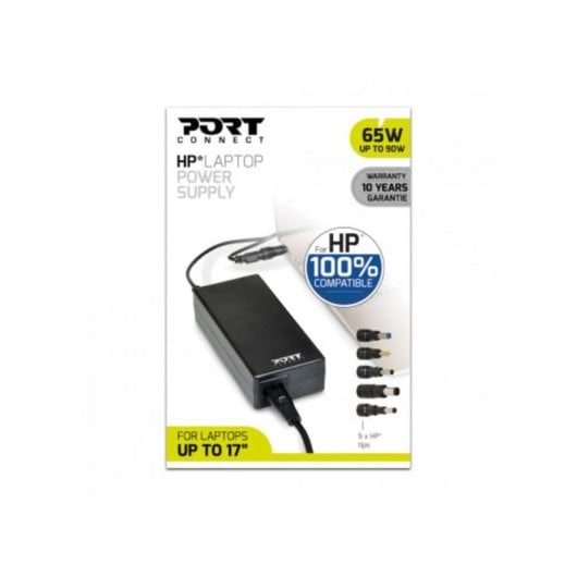Adaptador de corriente Port Designs 900093-HP 90 W 19,5 V para portátiles HP