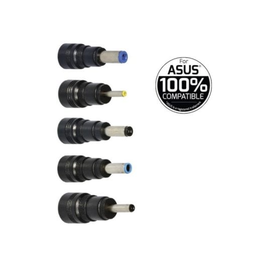 Adaptador de corriente Port Designs 900093-AS 90W para portátil ABS negro