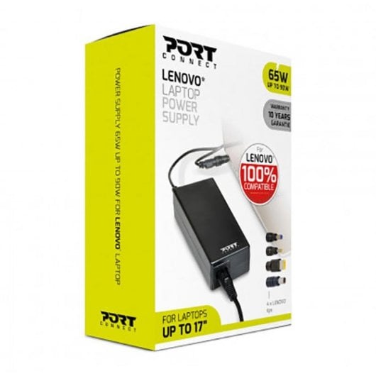Cargador portátil Port Designs 900093-LE 90 W 19,5 V ABS cable 1,8 m