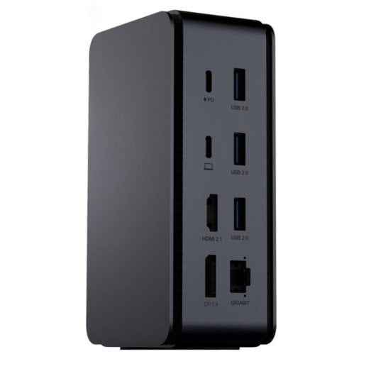 Estação de acoplamento ProXtend DOCK2XUSB4 USB4 Dual 8K Alumínio Cinzento