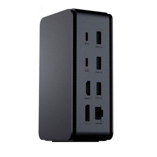 Estação de acoplamento ProXtend DOCK2XUSB4 USB4 Dual 8K Alumínio Cinzento