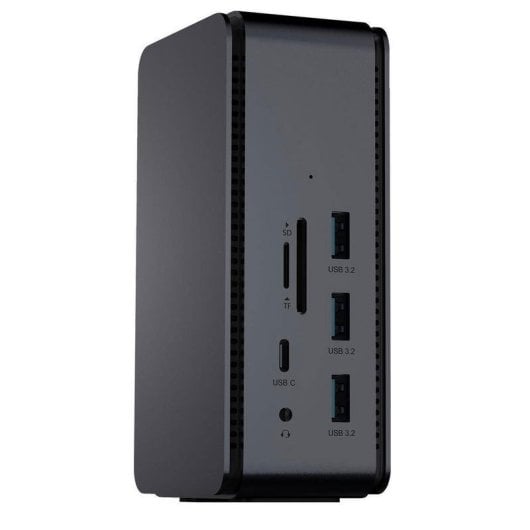 Estação de acoplamento ProXtend DOCK2XUSB4 USB4 Dual 8K Alumínio Cinzento