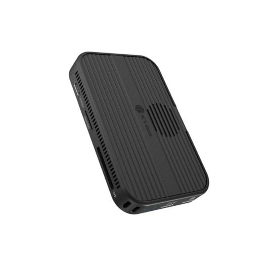 Base de conexão ICY BOX IB-DK4071M-CU31 SSD M.2 SATA/NVMe USB-C HDMI 4K Leitor Cartão