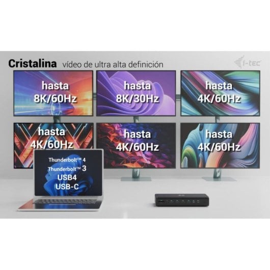 Docking station i-tec CA6MONITORDOCKPD 6 display 4K USB-C Power Delivery 140W