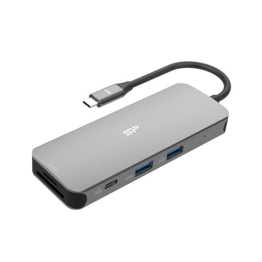 Station d'accueil Silicon Power SR30 8-en-1 USB-C 100W Gigabit HDMI SD