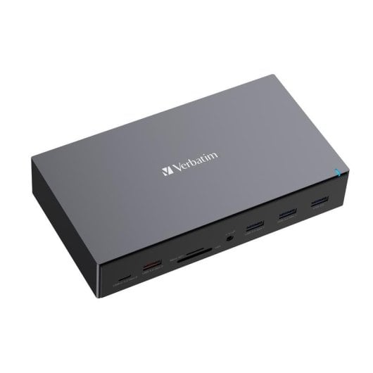 Base di collegamento Verbatim CDS-17 USB-C 17-in-1 100W Ethernet HDMI 8K