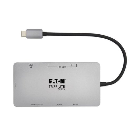 Base notebook Eaton Tripp Lite U442-DOCK8G-GG USB-C Power Delivery 100 W 2x HDMI Ethernet