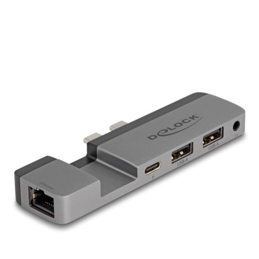 Estação de acoplamento DeLock 87757 Thunderbolt 4 5K 100 W LAN Áudio MacBook Pro/Air