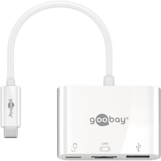 Base para portátil Goobay 62104 USB-C HDMI 4K 60W Multicolor
