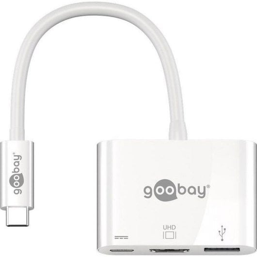 Base para portátil Goobay 62104 USB-C HDMI 4K 60W Multicolor