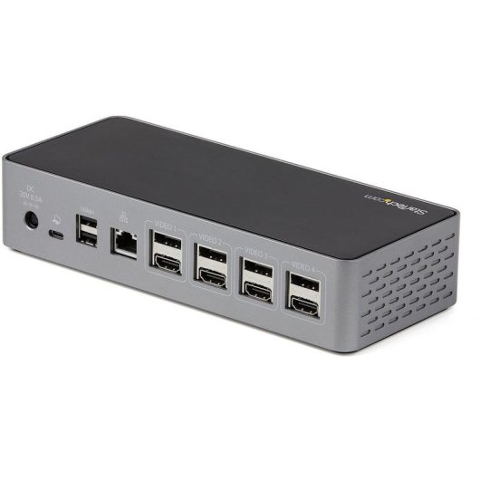 Laptop-Station Startech DK31C4DPPDUE Quad 4K HDMI DisplayPort USB-C 100W PD
