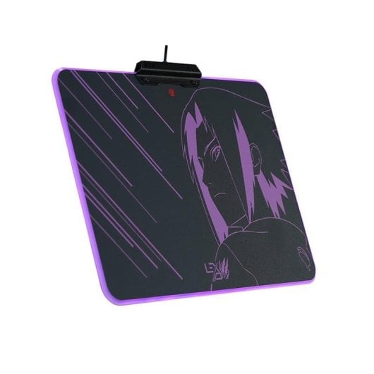 Tapis de souris Lexip Sasuke Revenge rigide LED RGB 350x280 mm