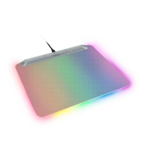 Alfombrinha Razer Firefly V2 Pro Branco RGB Base Antiderrapante USB