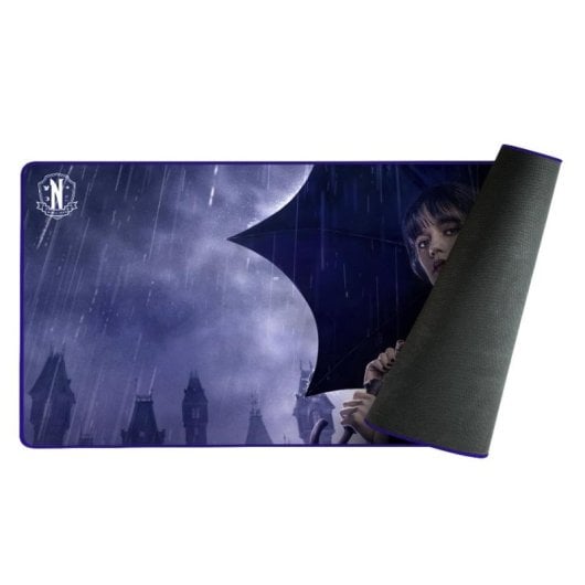 Tapis de souris Konix Wednesday XXL surface image silicone antidérapant