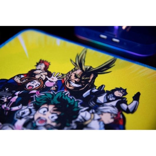 Tapis de souris Konix 80761117091 My Hero Academia XXL microfibre base antidérapante