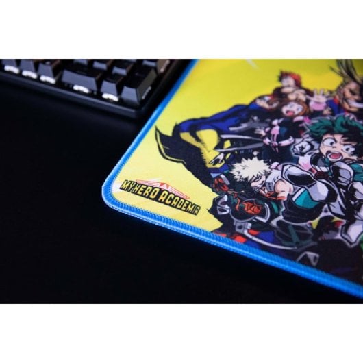 Tapis de souris Konix 80761117091 My Hero Academia XXL microfibre base antidérapante