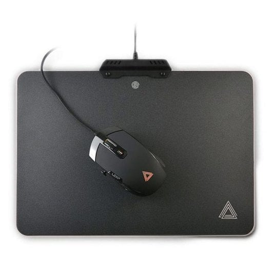 Alfombrilla Lexip B5 retroiluminada gaming 350x250mm negra RGB