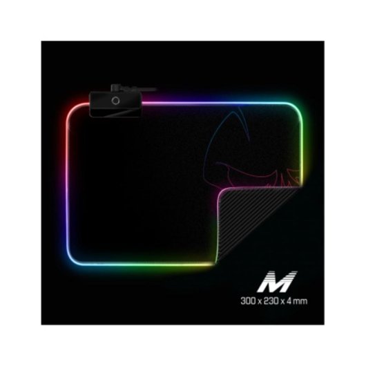Alfombrilla Spirit of Gamer Darkskull RGB M bordes rematados multicolor