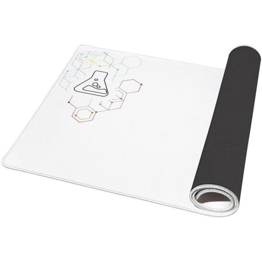 Tapis de souris The G-Lab PAD-SELENIUM-W Blanc XXL antidérapant 900x400x4mm