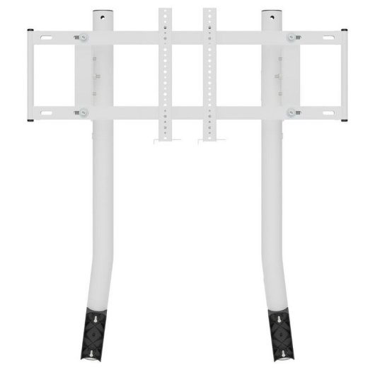 Support Moniteur OPLITE GTR S8 E-Sport Blanc Structure Acier Réglable 49"/57" VESA