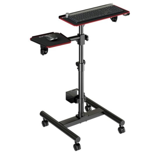 Bandeja clavier et souris Oplite 96495 acier noir 540x120x460 mm