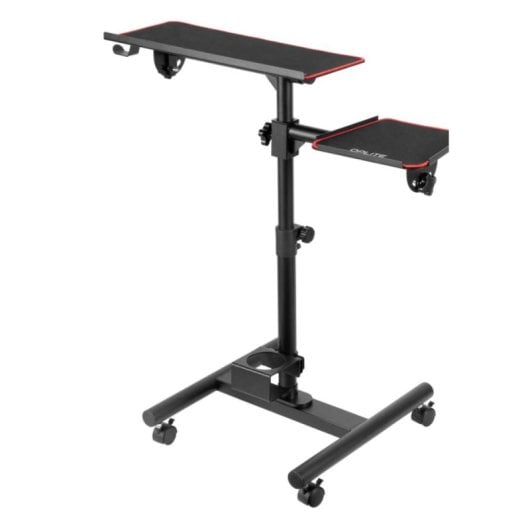 Bandeja clavier et souris Oplite 96495 acier noir 540x120x460 mm