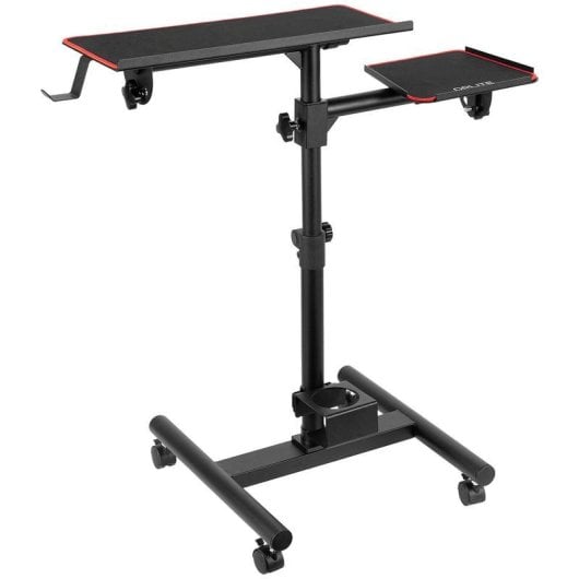 Bandeja clavier et souris Oplite 96495 acier noir 540x120x460 mm