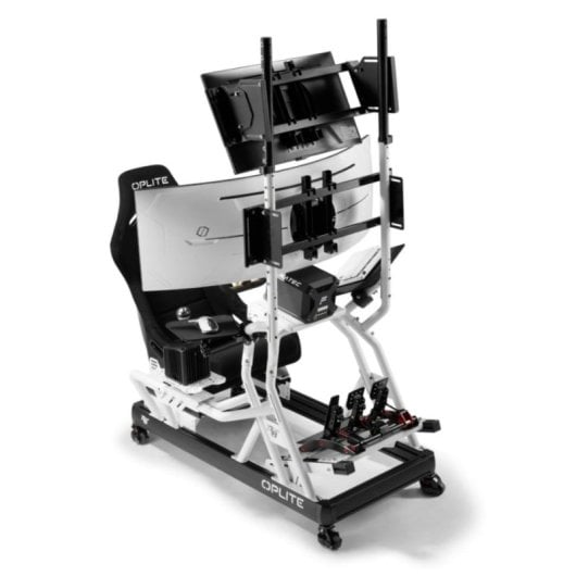 Accessorio simulatore Oplite 101268 R8 Supreme 4 ruote Nylon Acciaio Nero Rosso