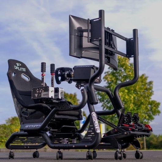 Kit de simulación de vuelo Oplite GTR S3/S8 barra lateral negro