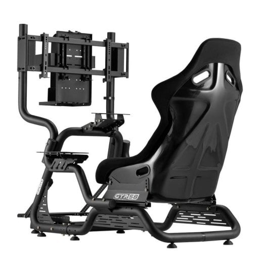 Cockpit de course Oplite GTR S8 Infinity acier siège baquet modulable noir