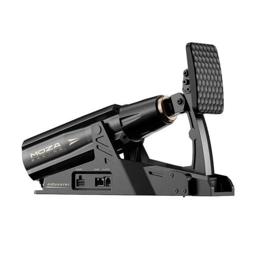Pedal Moza Racing RS082 Alumínio 200 kg USB mBooster Simulação PC