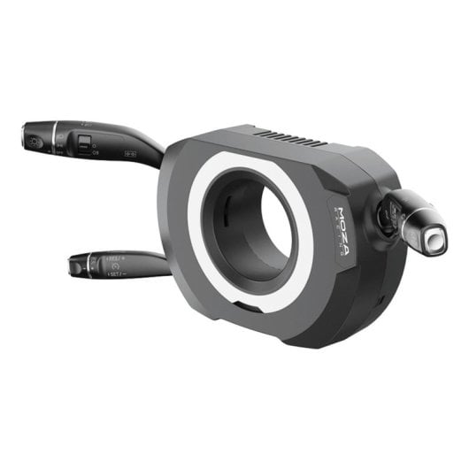 Palanca de volante Moza RS065 Negro aluminio-acero para simulador PC