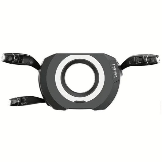 Palanca de volante Moza RS065 Negro aluminio-acero para simulador PC