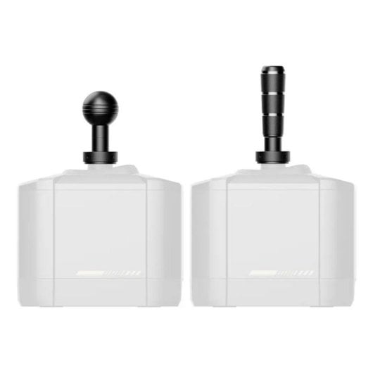 Palanca de cambios Moza RS079 aluminio cuero microfibra 12 Nm 1000 Hz