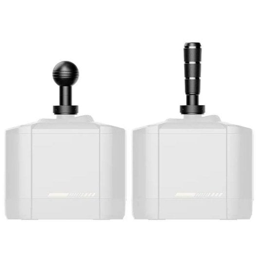 Palanca de cambios Moza RS079 aluminio cuero microfibra 12 Nm 1000 Hz