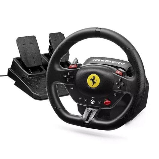 Volante Thrustmaster T98 Ferrari 296 GTS Com Pedais, 240°, Compatível PC e Xbox