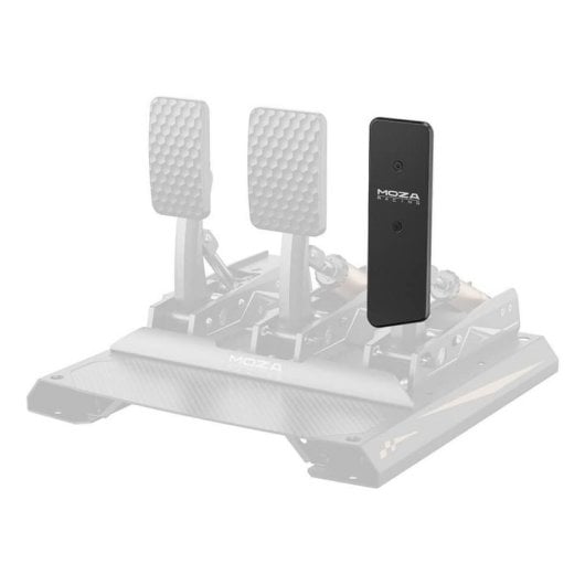 Placa de montaje de pedal Moza RS073 aluminio negro 60 mm x 185 mm